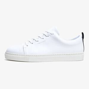 NWOT Fred Martin Collection Men's Valletta White Low‎ Top Sneakers Size 44 US 10